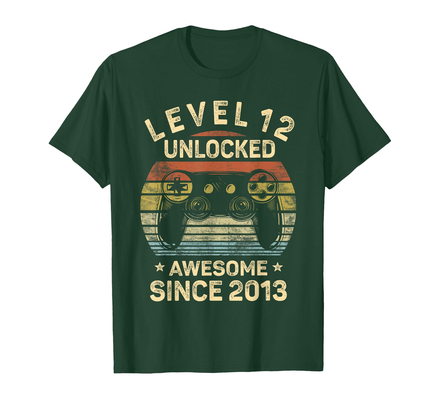 Level 12 Unlocked 12th Birthday 12 Year Old Gifts Gamer Bday T-Shirt