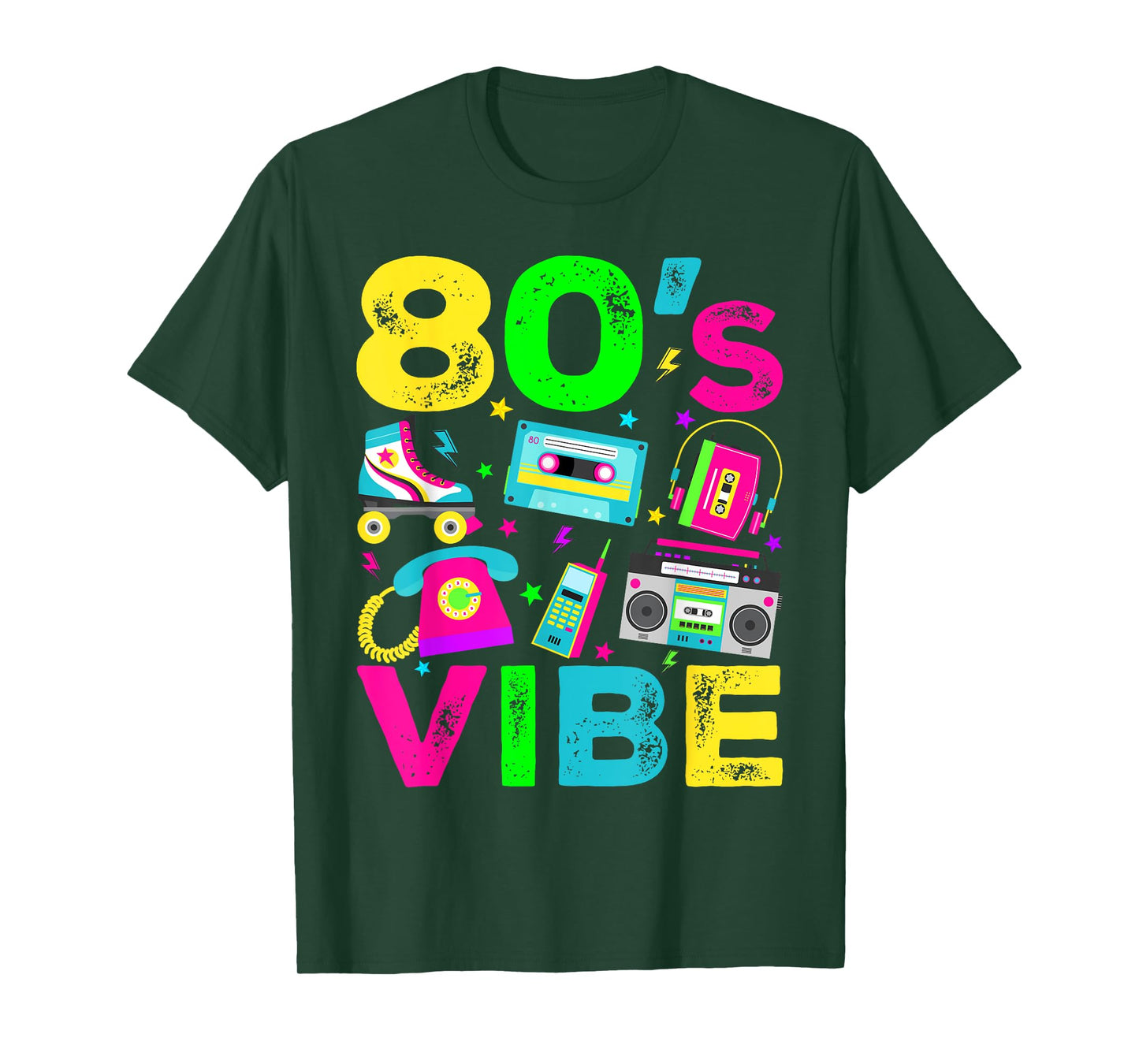 80s Vibe 1980s Vintage Style Eighties Retro Party T-Shirt