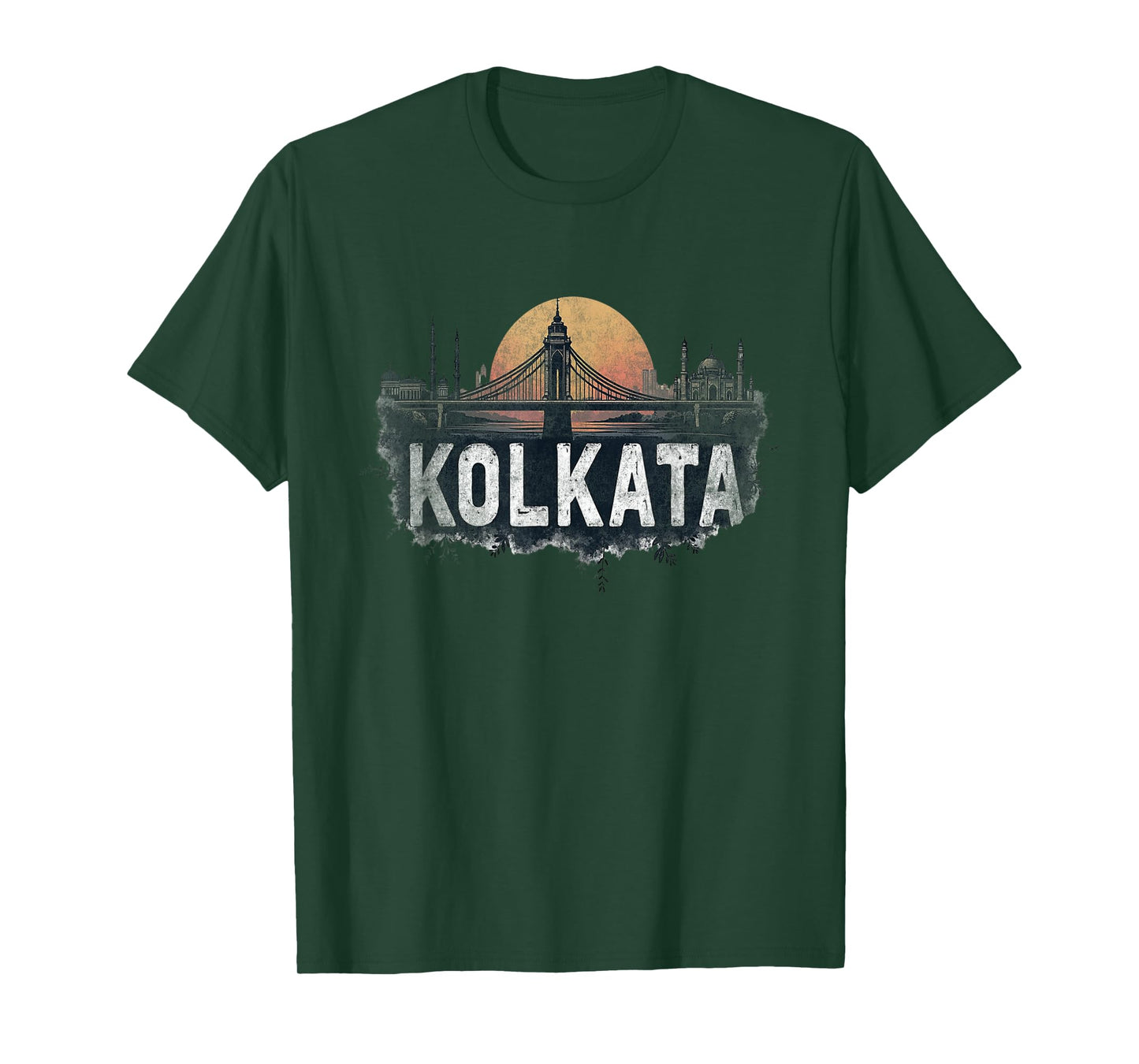 Retro Kolkata Landscape Vintage Souvenir T-Shirt