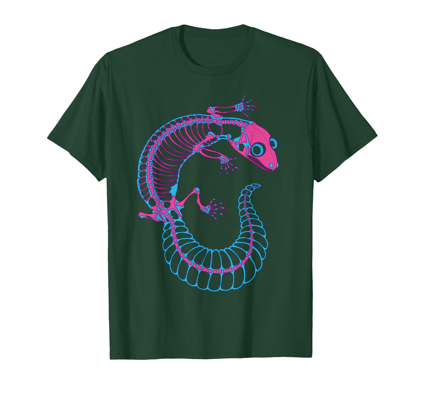 Diaphonized Gecko Skeleton T-Shirt