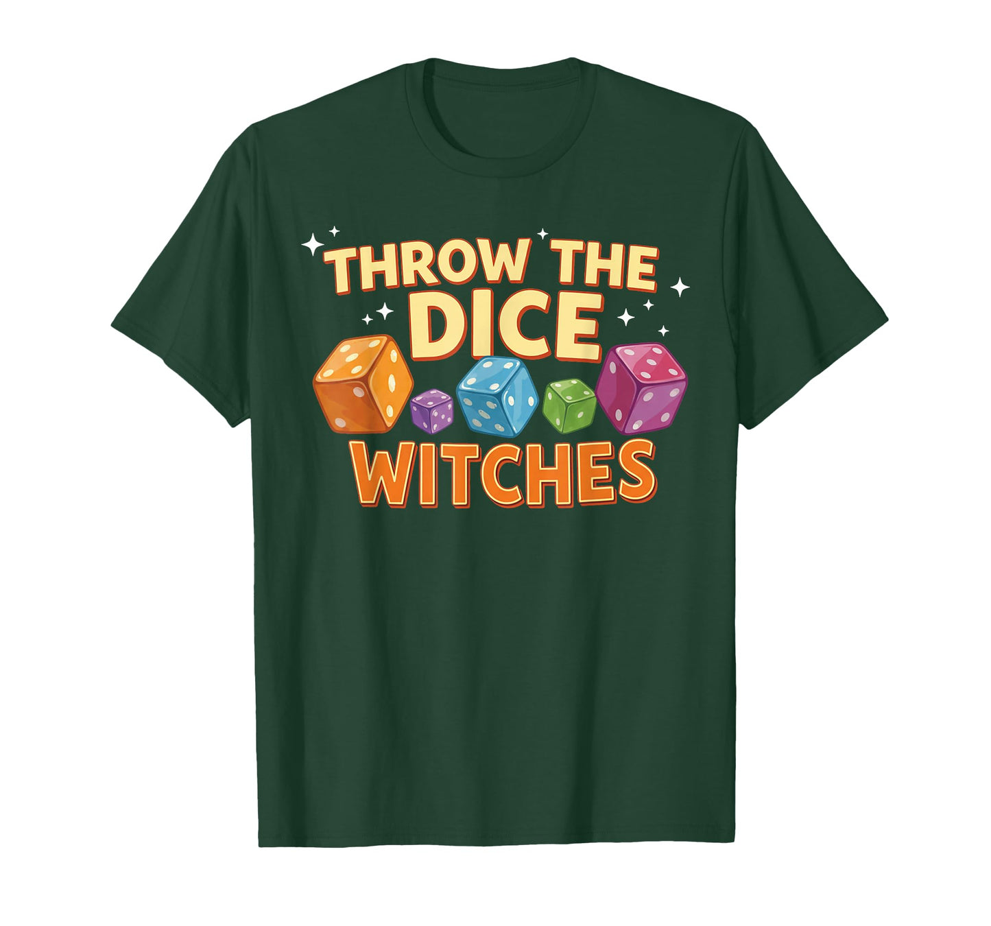 Bunco Halloween Throw The Dice Witches Bunco Game for Women T-Shirt