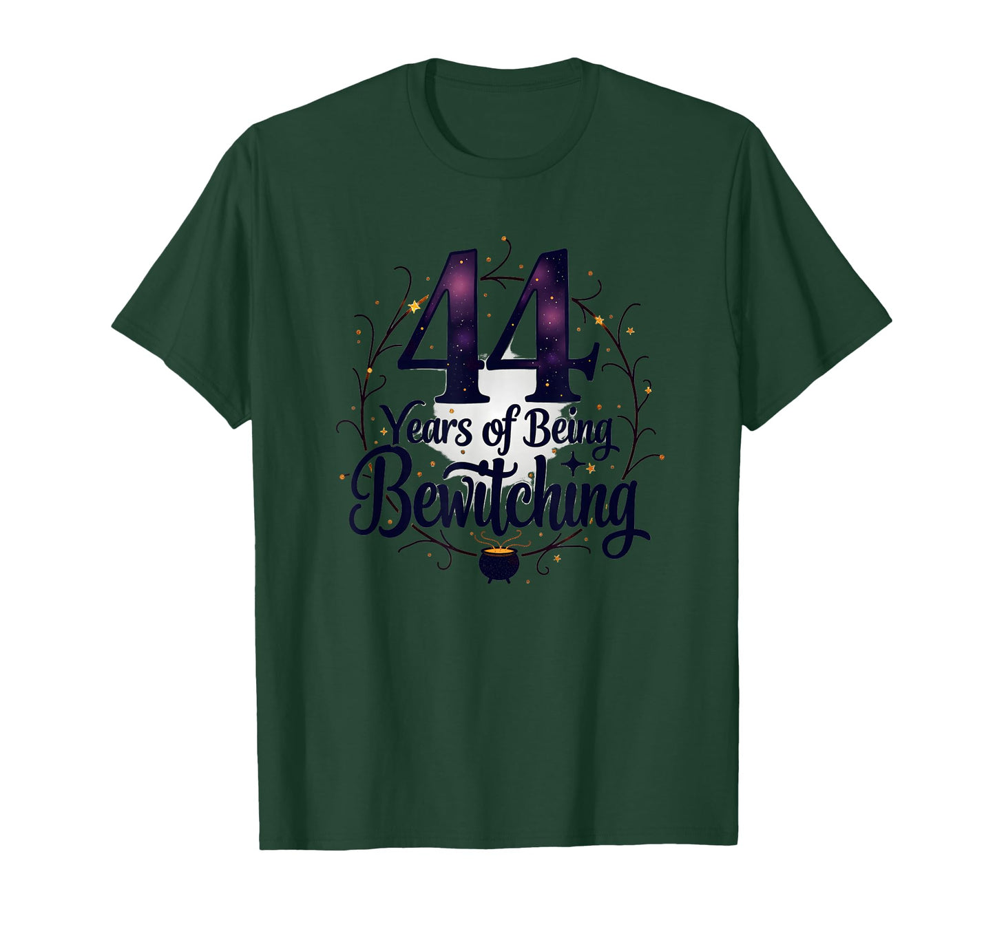 44 Years Bewitching Birthday Gift Magical Celebration T-Shirt