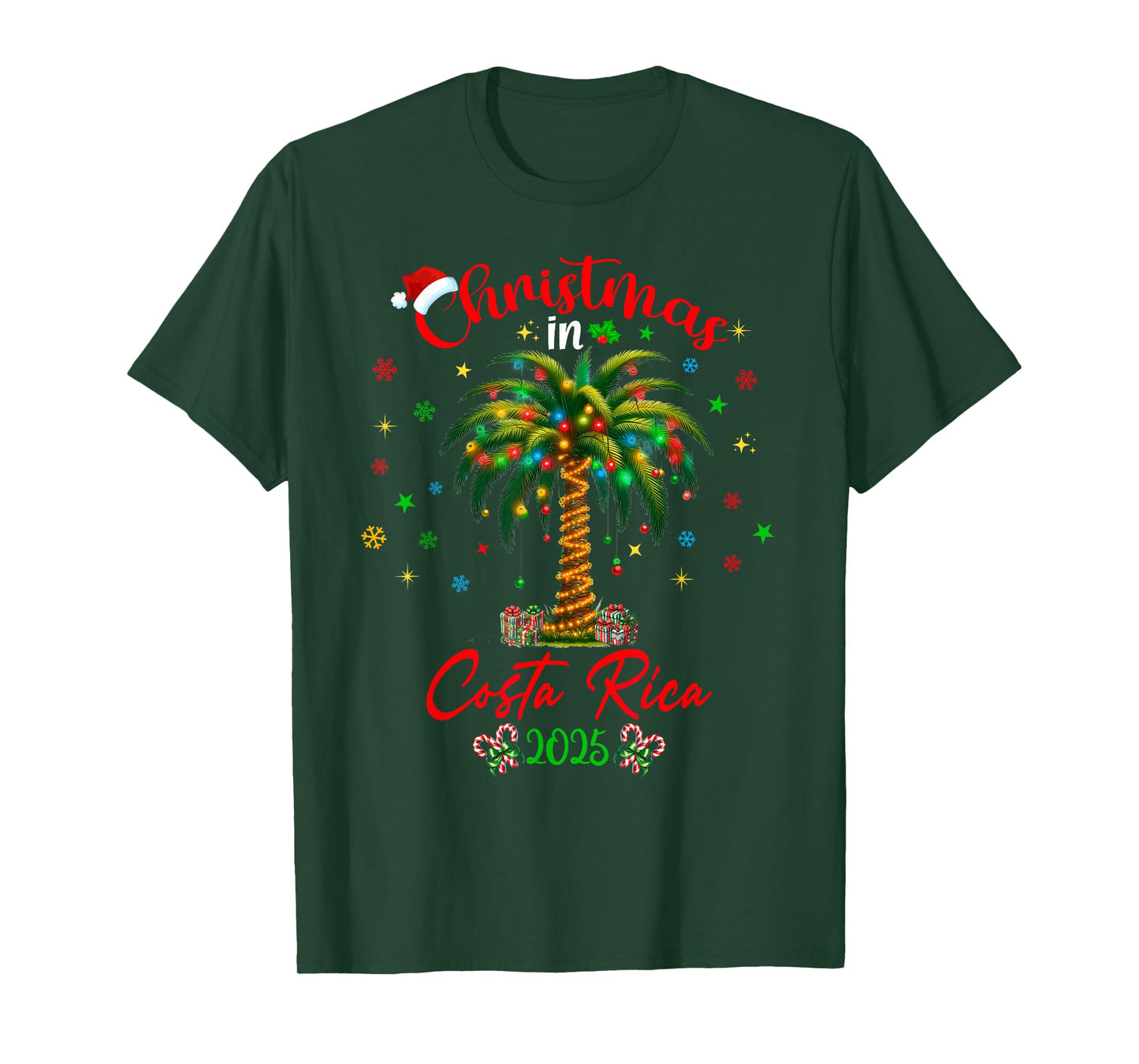 Costa Rica Christmas Trip Family Reunion Tropical T-Shirt