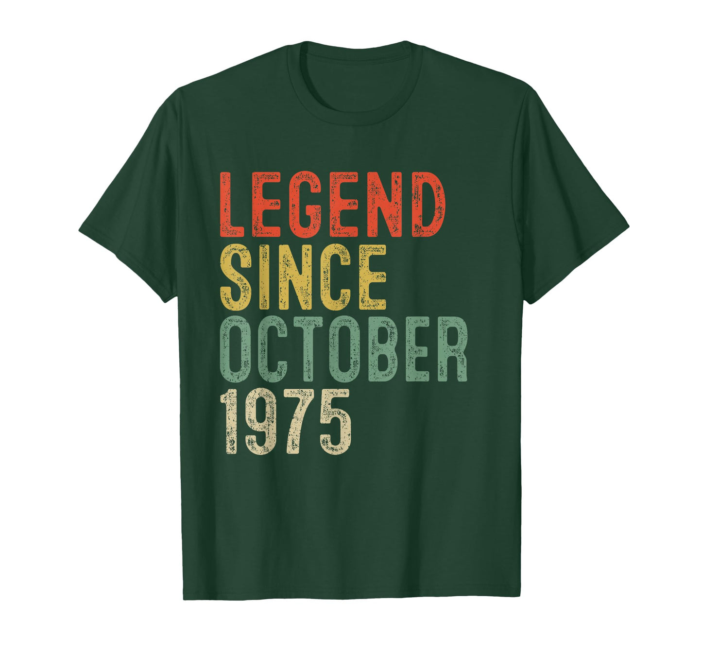Legend Since October 1975 50th Birthday Gifts 50 Year Old T-Shirt