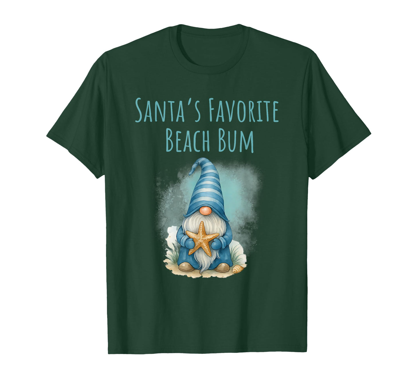 Santa's Favorite Funny Christmas Gnome T-Shirt