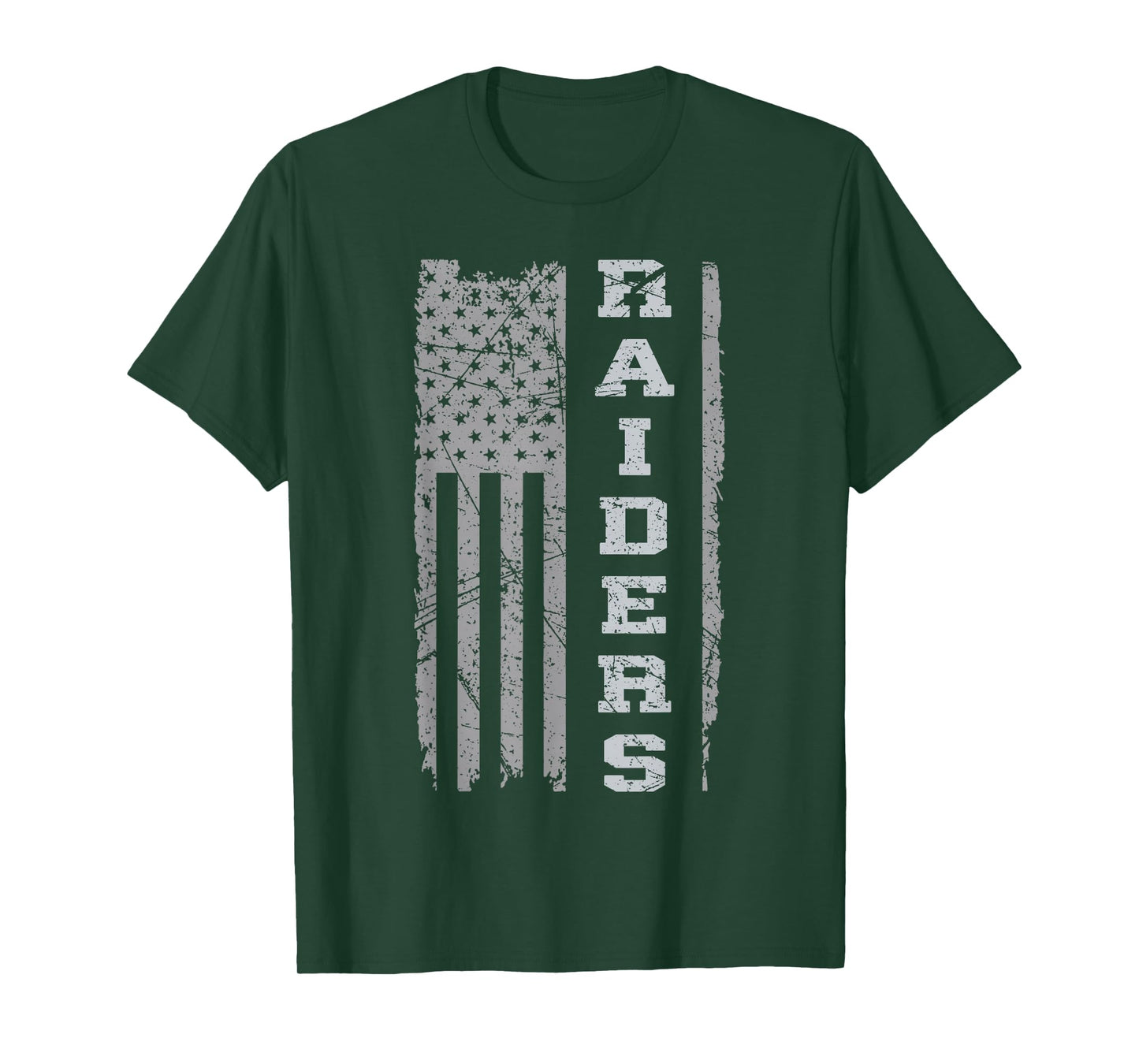 Raiders Name Usa Flag Gift Men Women Boy Girl T-Shirt