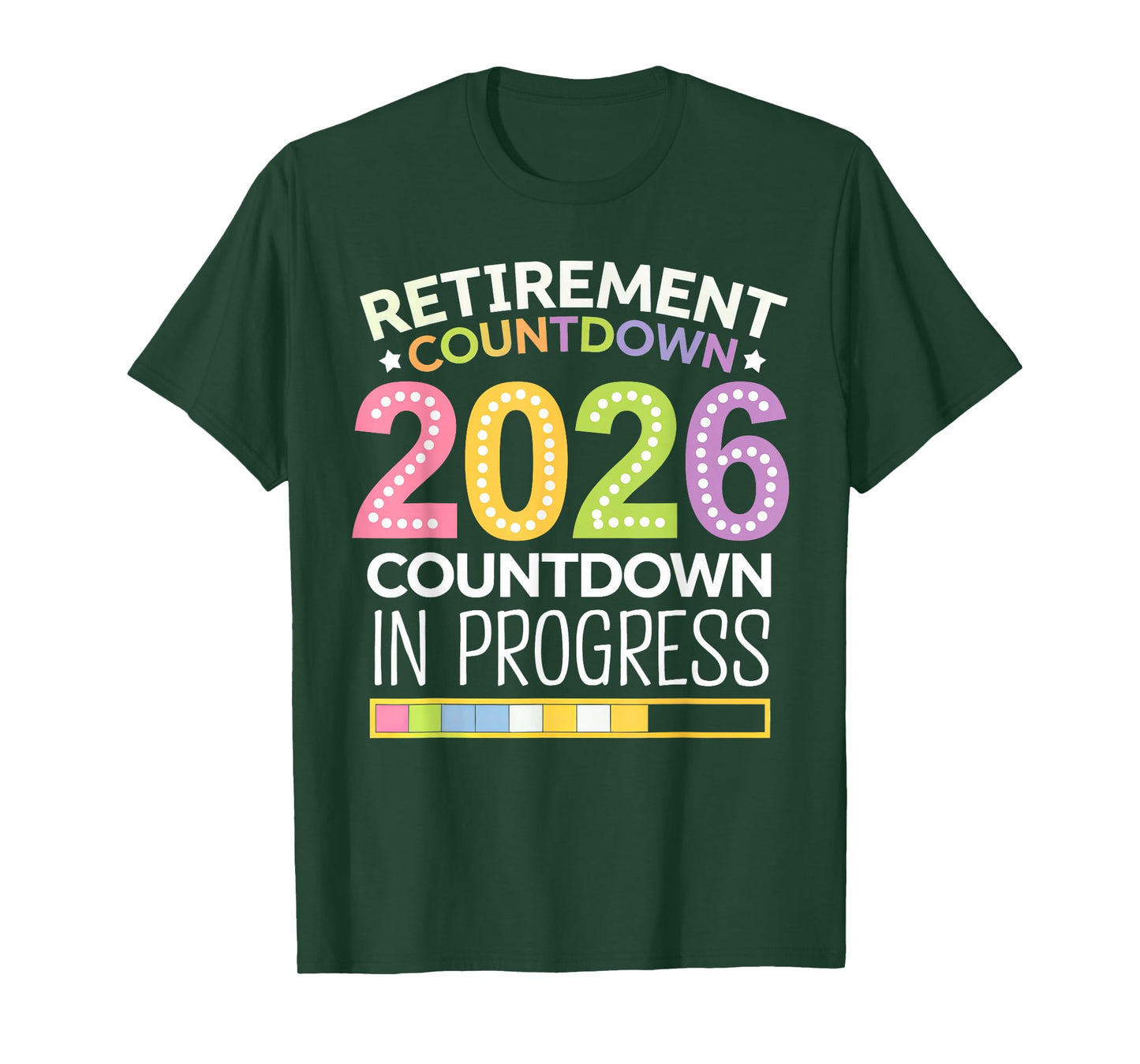 Retirement Class Of 2026 Teacher Countdown Loading Teacher T-Shirt