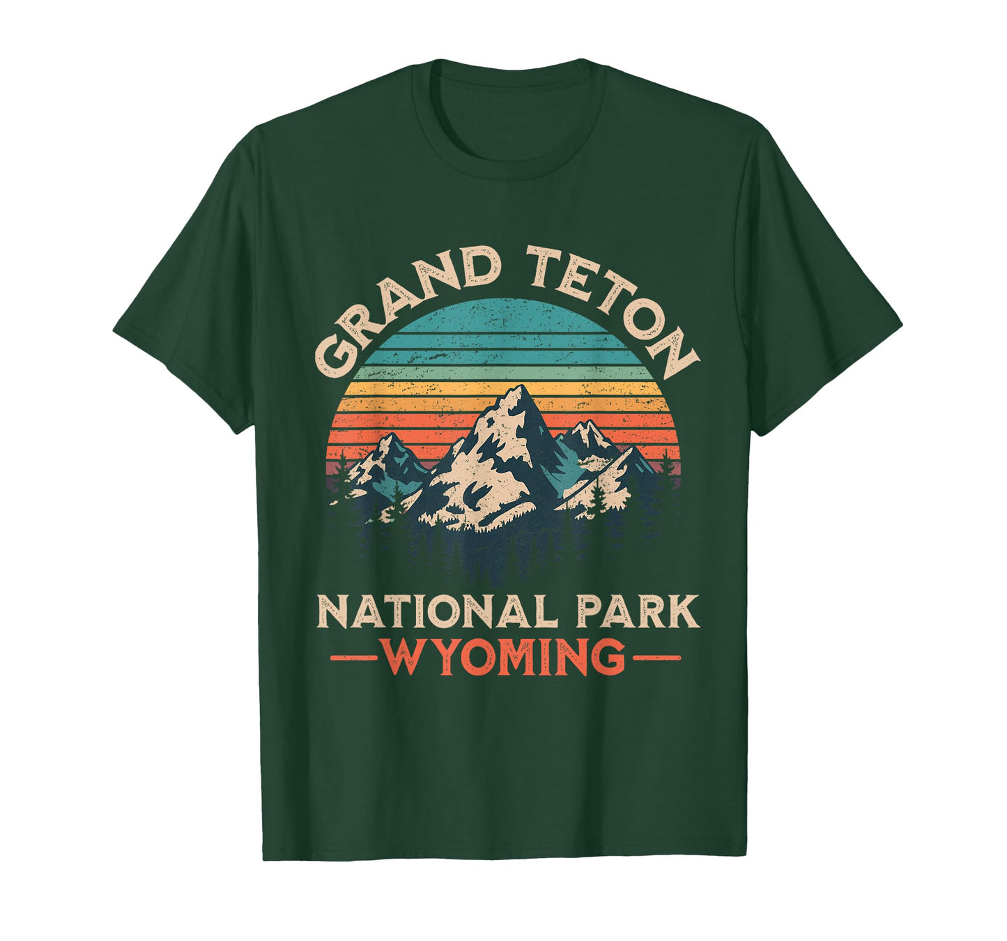 Grand Teton National Park Wyoming Vintage T-Shirt
