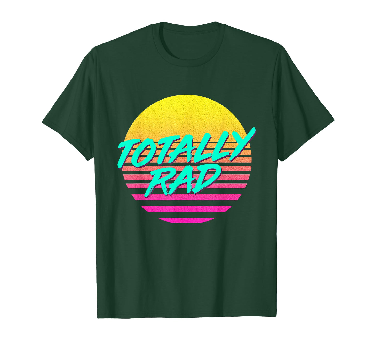 Totally Rad 1980s 80s Outfit Costume Eighties Retro Party T-Shirt
