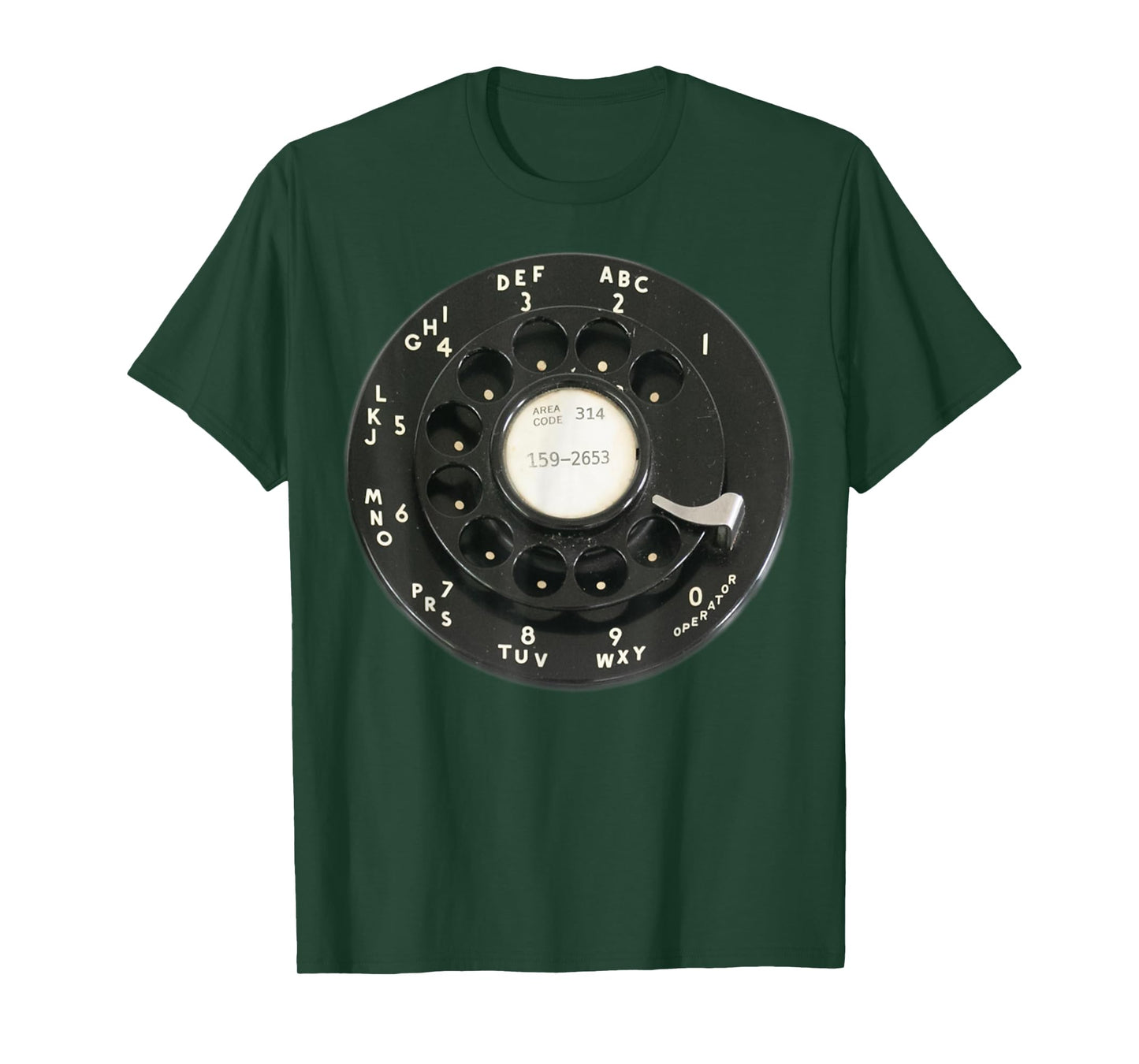 Retro Rotary Dial Vintage Rotary Dial With Pi Phone Number T-Shirt