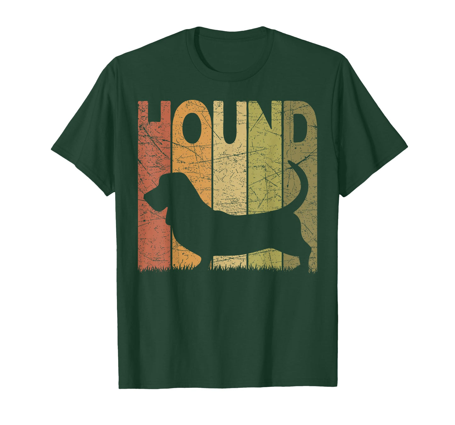 Basset Hound Vintage Basset Dog Retro Dog Lover T-Shirt