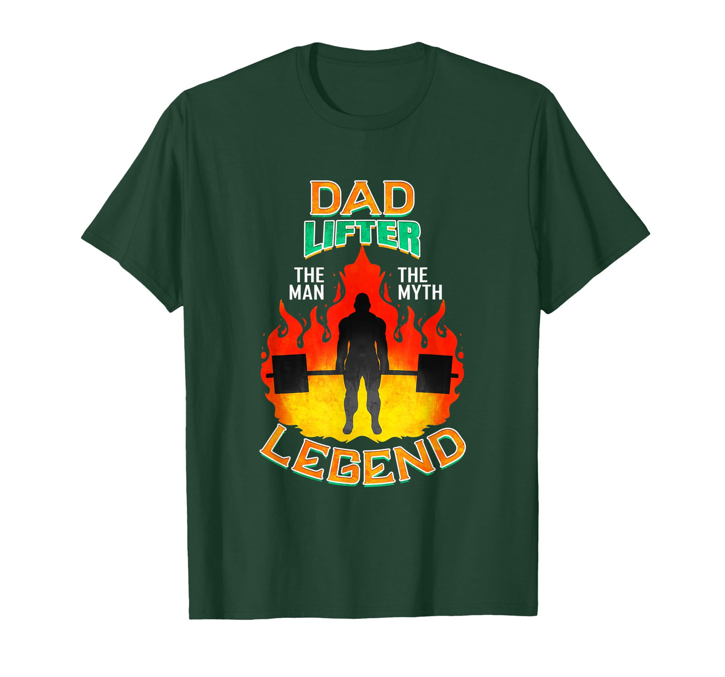 Mens Dad Lifter The Man The Myth The Legend - Deadlift Dad T-Shirt