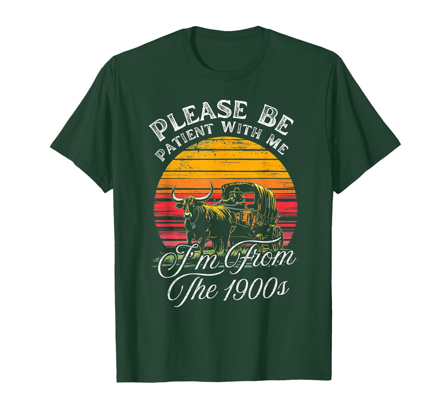 Please Be Patient With Me I'm From The 1900s Humor Sarcastic T-Shirt