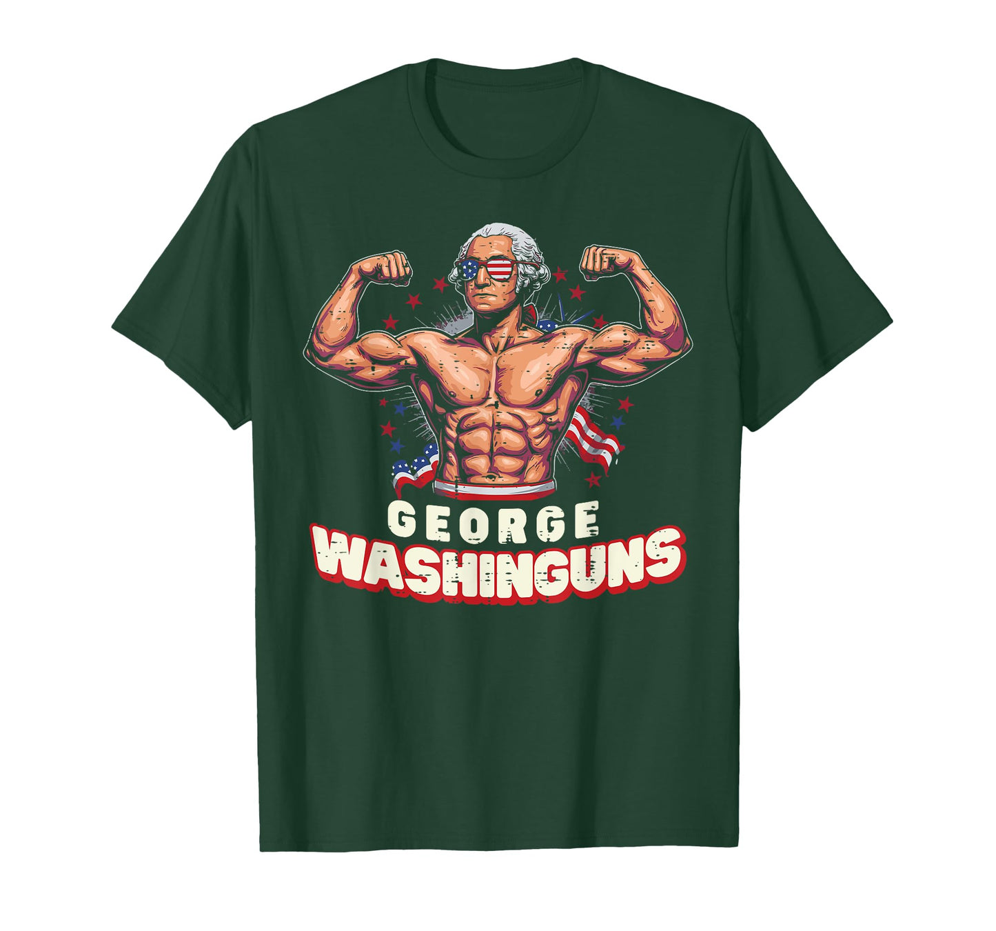4th Of July Gym Washinguns Washington Workout Men Women T-Shirt