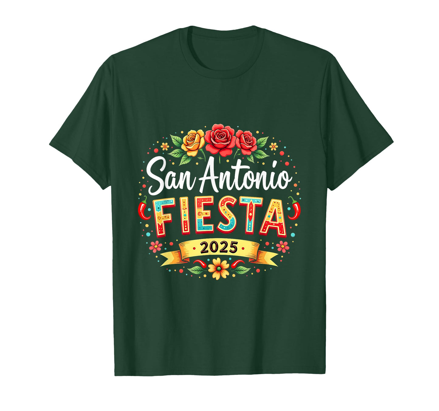 Fiesta 2025 Cinco De Mayo San Antonio Texas Culture T-Shirt