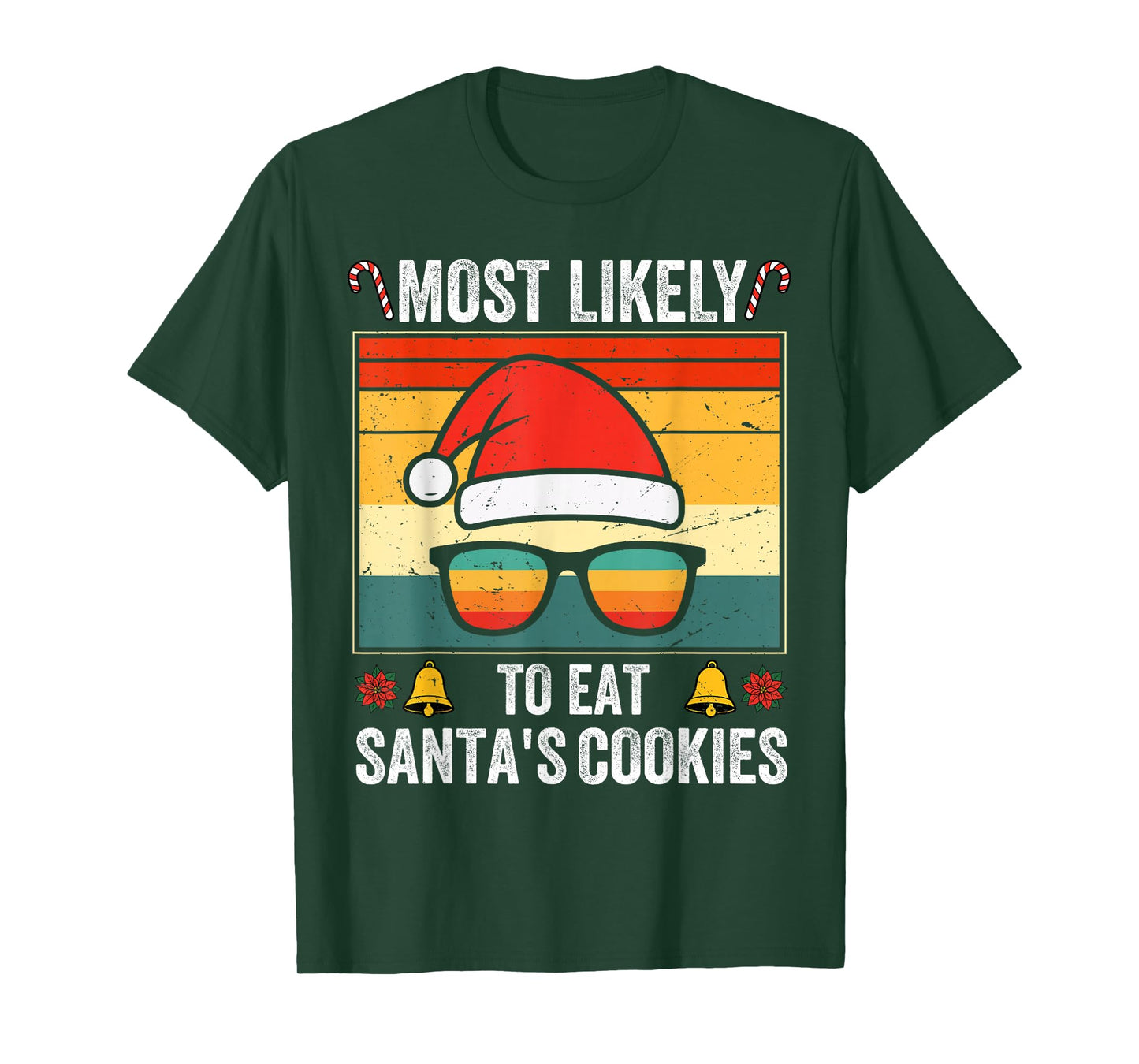 Most Likely to Eat Santa's Cookies Family Matching T-Shirt