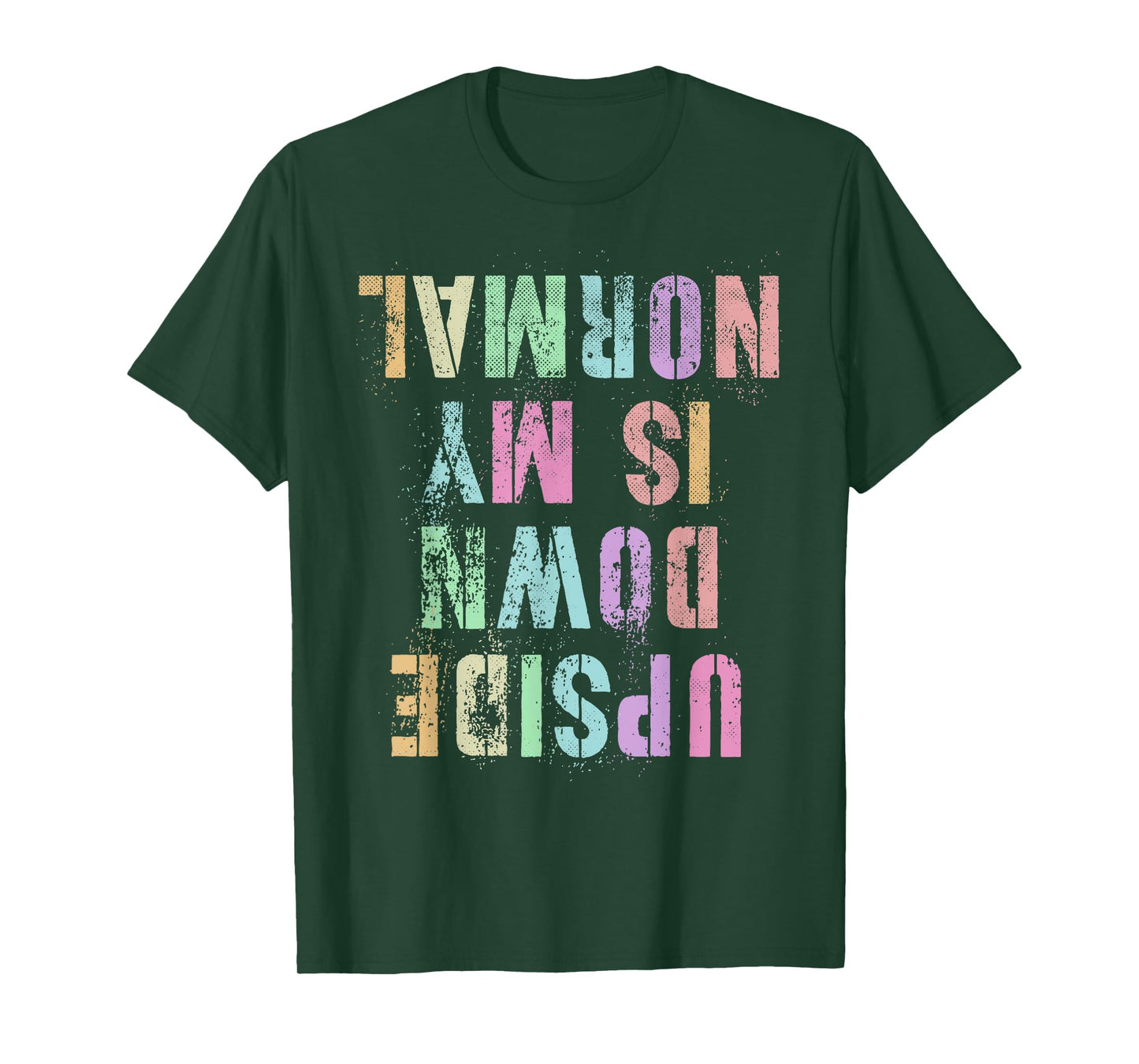 Funny UPSIDE DOWN IS MY NORMAL Gymnastics Tumbling Gymnast T-Shirt