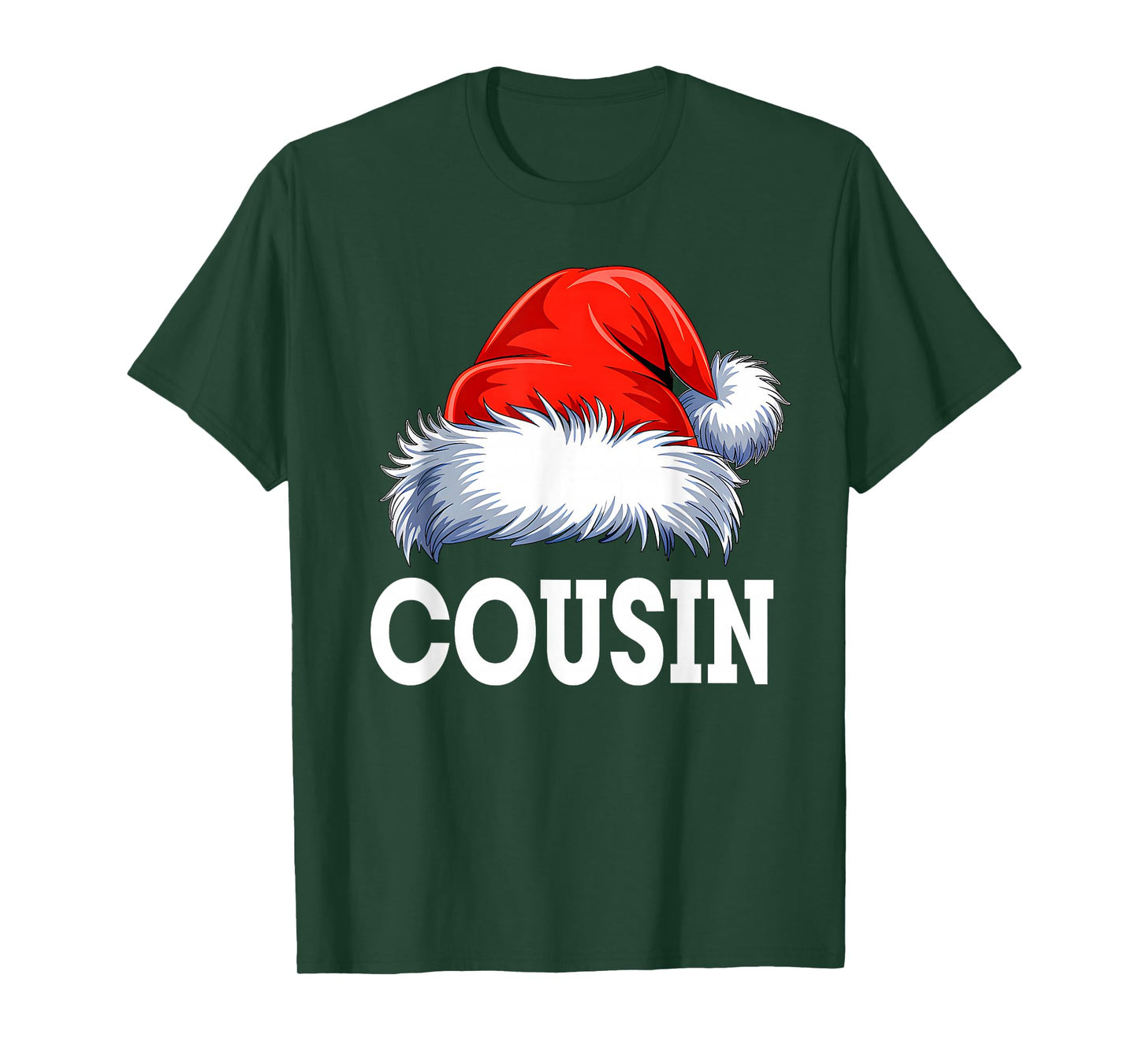 Cousin Santa Christmas Family Matching Pajamas Xmas Squad T-Shirt