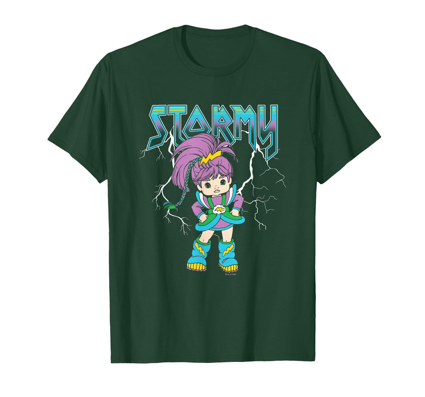 Rainbow Brite Stormy Rock Band Style Logo Vintage T-Shirt