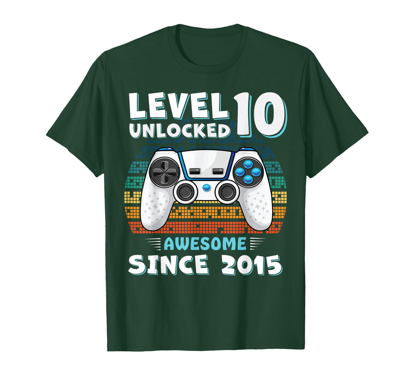10 Year Old BDay Decorations Son Boy 10yr 2015 10th Birthday T-Shirt