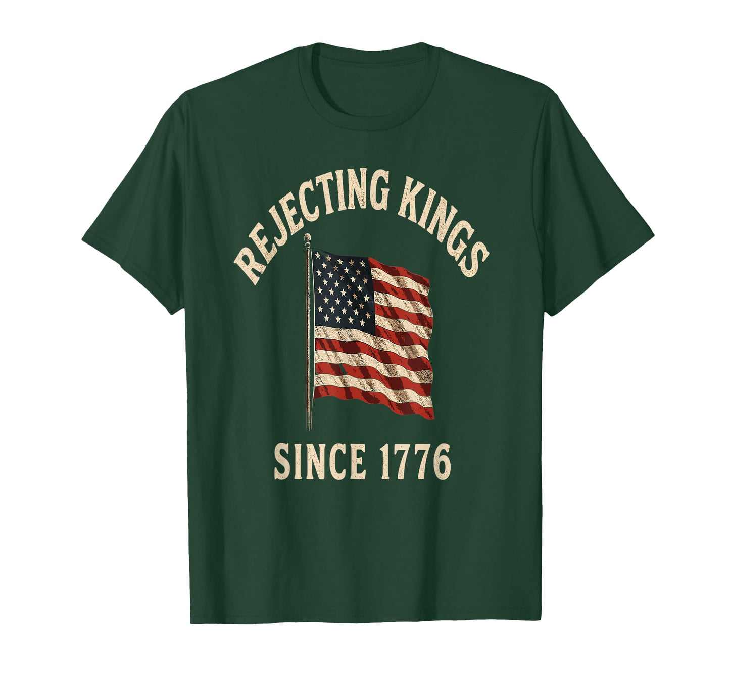 No Kings Vintage Patriotic Freedom Liberty Usa Liberty T-Shirt