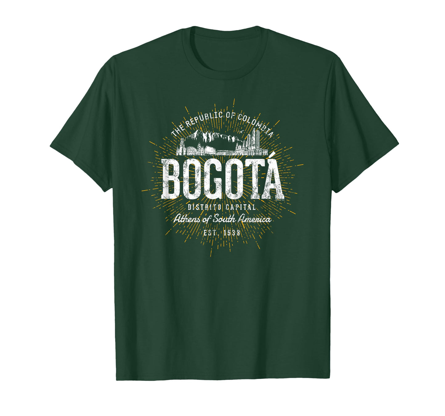 Colombia Vintage Style Retro Bogotá T-Shirt