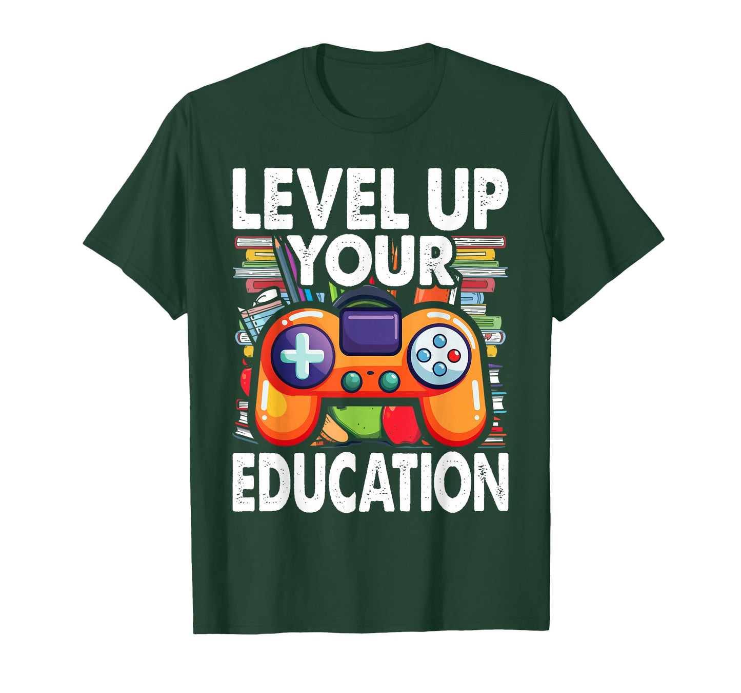 Level Up Your Education - Gaming-Inspired Teacher Design T-Shirt