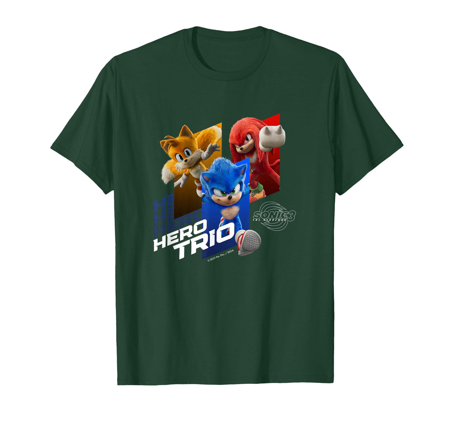 Sonic the Hedgehog 3 - "Hero Trio" T-Shirt