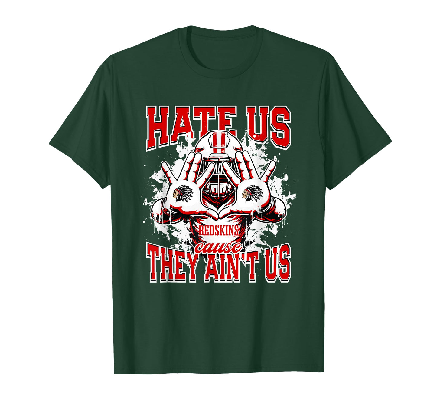Social Circle Redskins Logo Hate Us Cause They Ain't HS T-Shirt