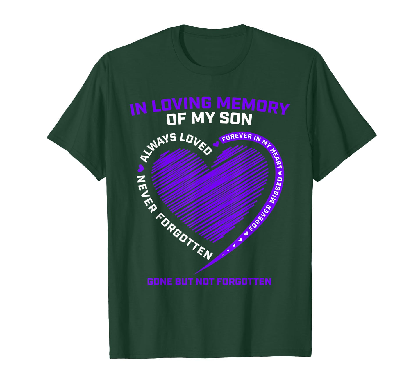 In Memory Of My Son Remembering Gifts Heaven I Miss My Son T-Shirt