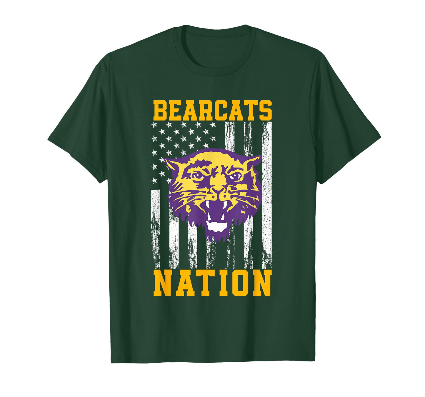 Booneville Bearcats Logo Nation HS T-Shirt