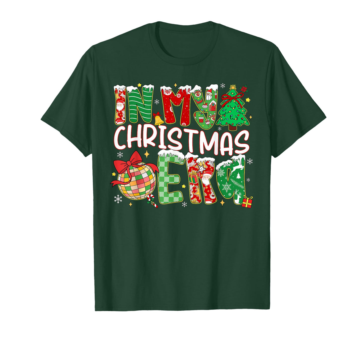 in My Christmas Era Family Matching Merry Christmas Women T-Shirt