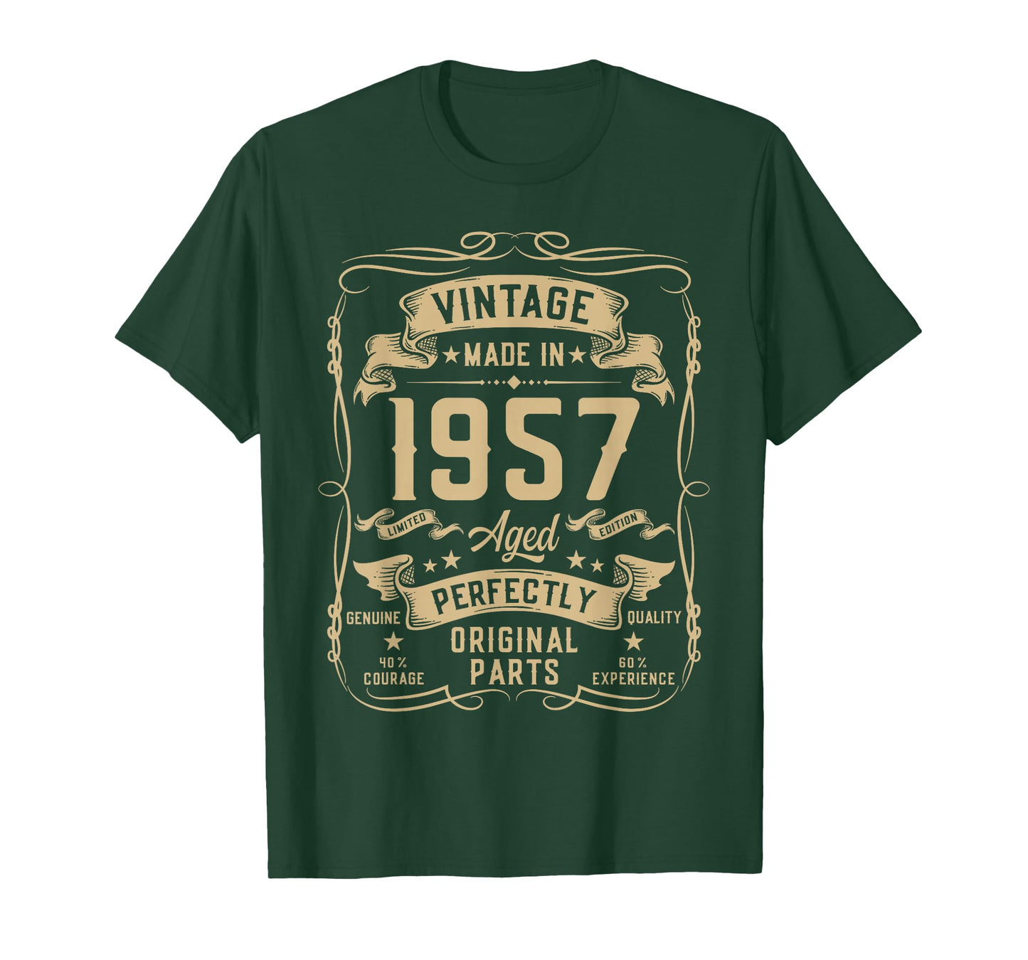 Vintage 1957 68yr 68th Birthday Gifts for Men 68 Years Old T-Shirt