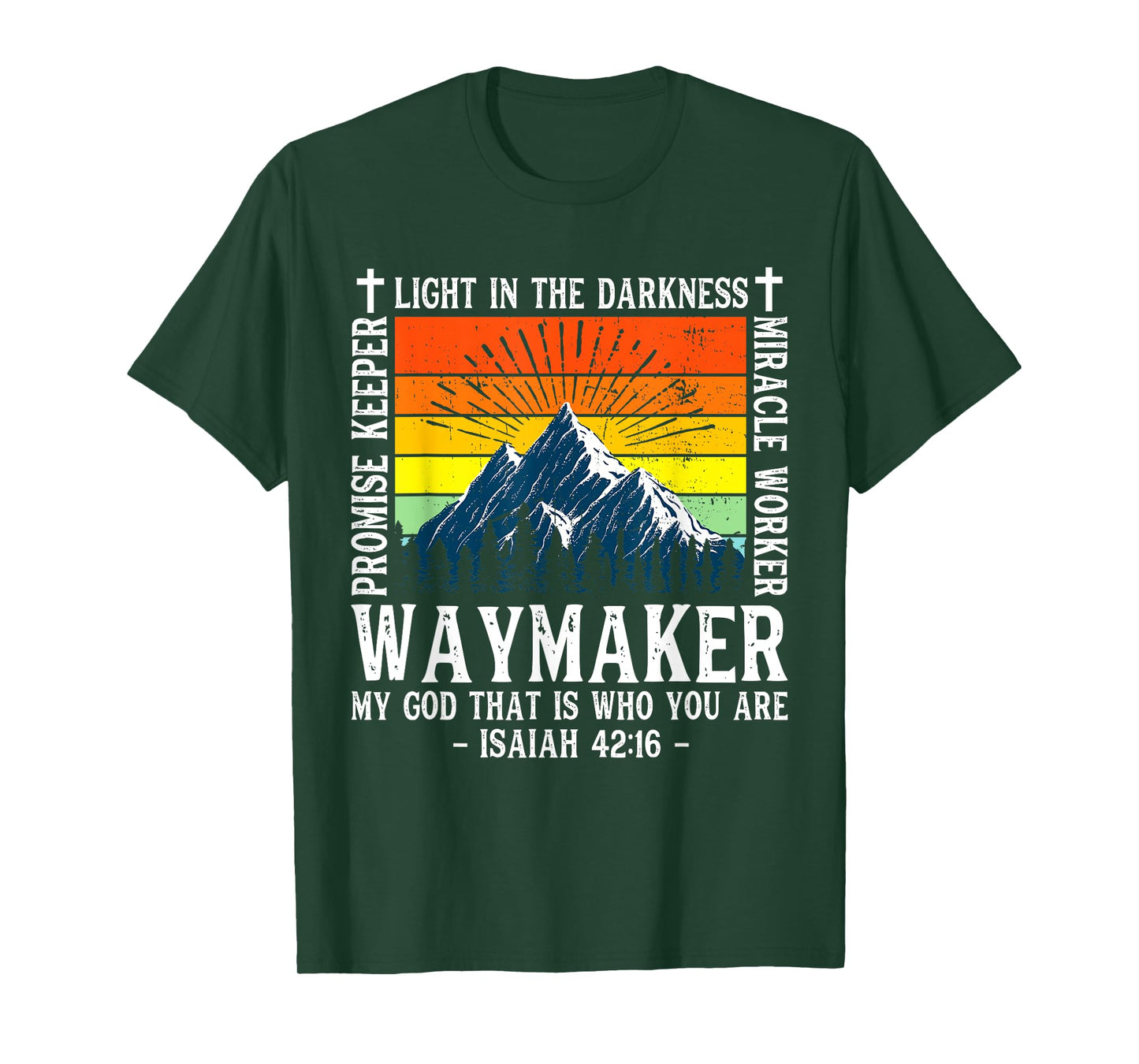 Waymaker Miracle Worker Promise Keeper Shirt Christian T-Shirt