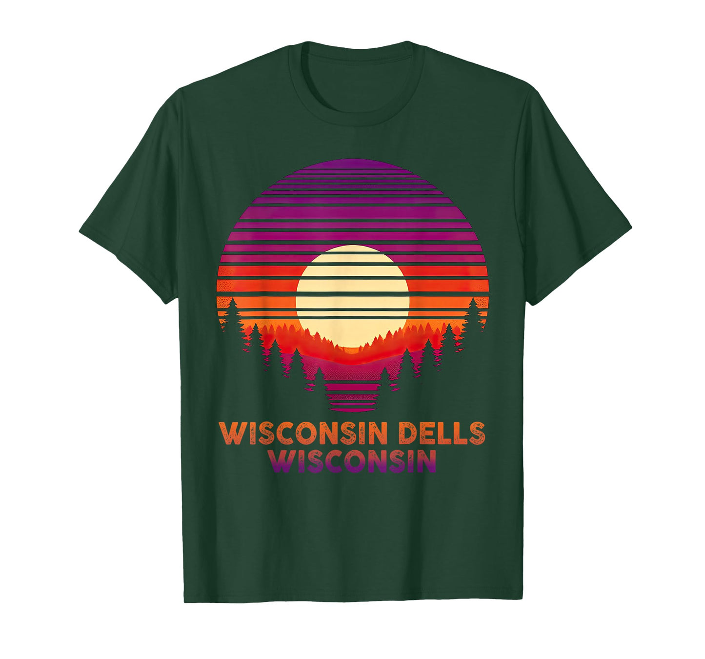 Vintage Wisconsin Dells Wisconsin WI Retro 80s 90s Graphic T-Shirt