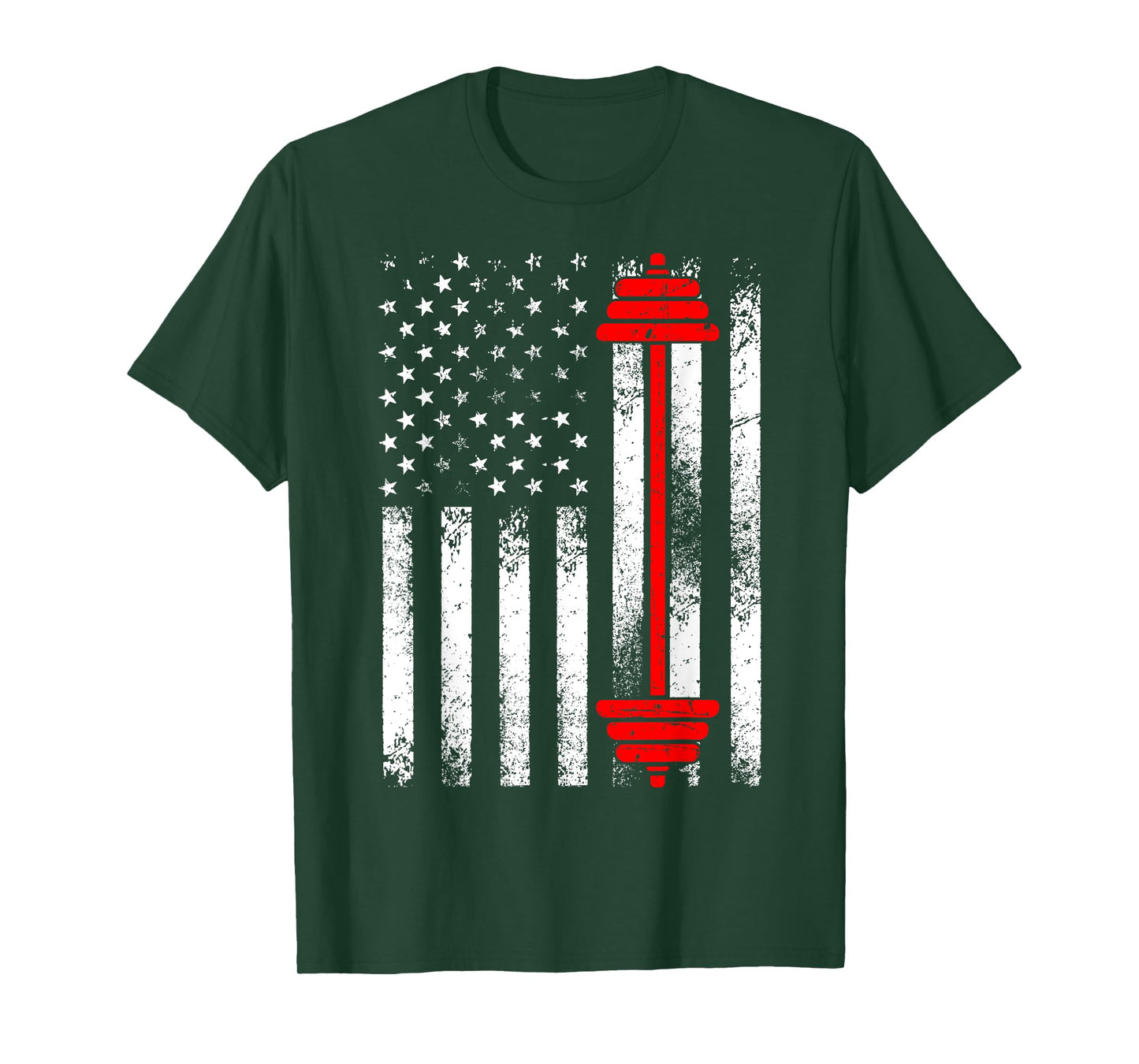 Funny Barbell Art For Men Women Weightlifting Fitness Lovers T-Shirt