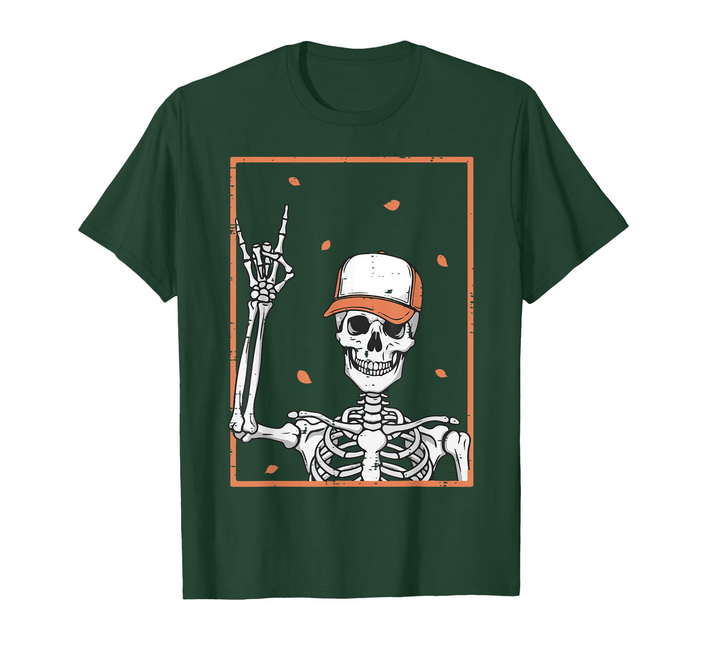 Halloween Skeleton Rock Hand Rocker Costume Men Boys Kids T-Shirt
