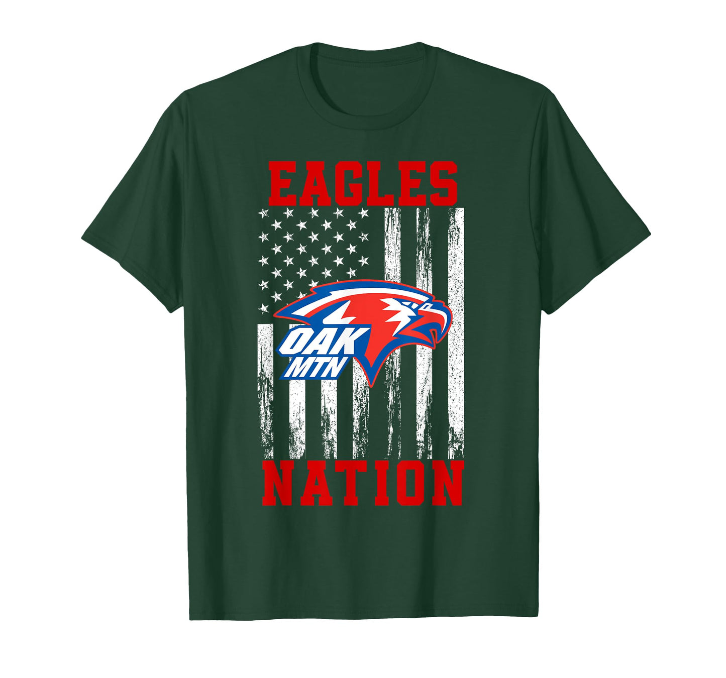 Oak Mountain Eagles Logo Nation HS T-Shirt