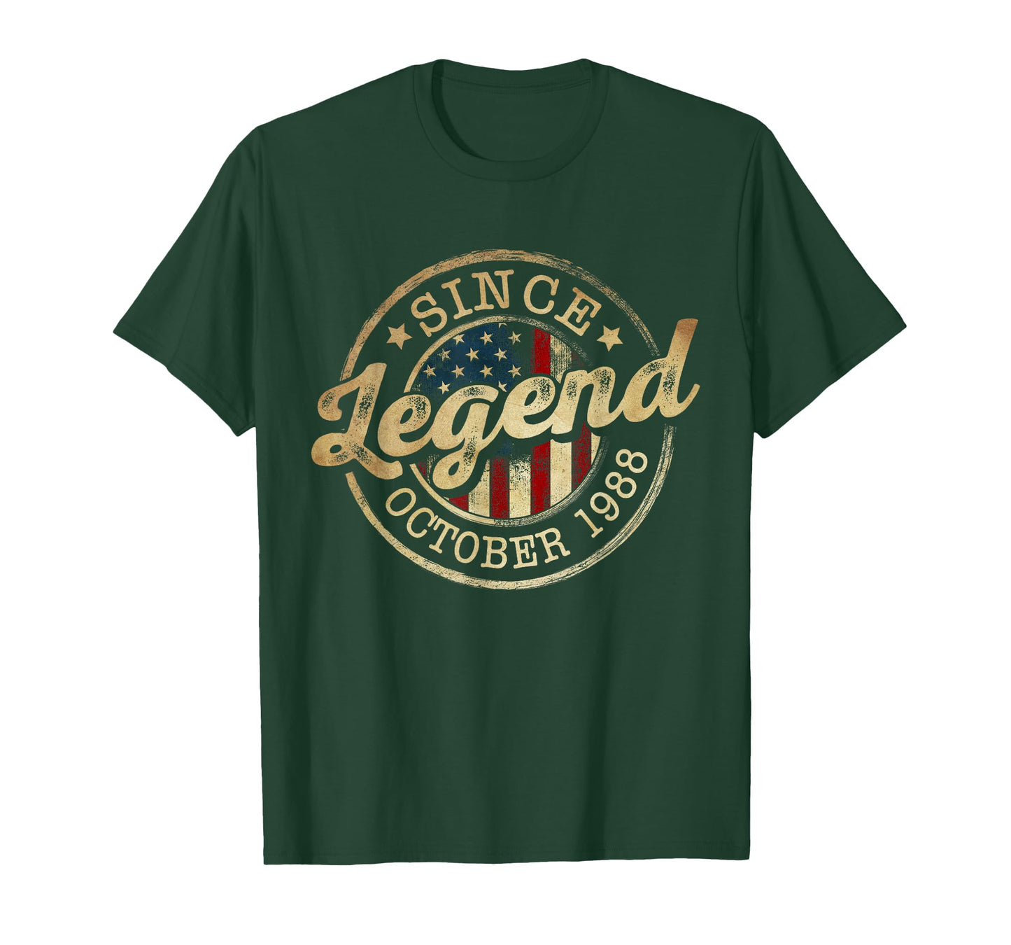 Legend Since October 1988 Vintage 37th Birthday Classic T-Shirt