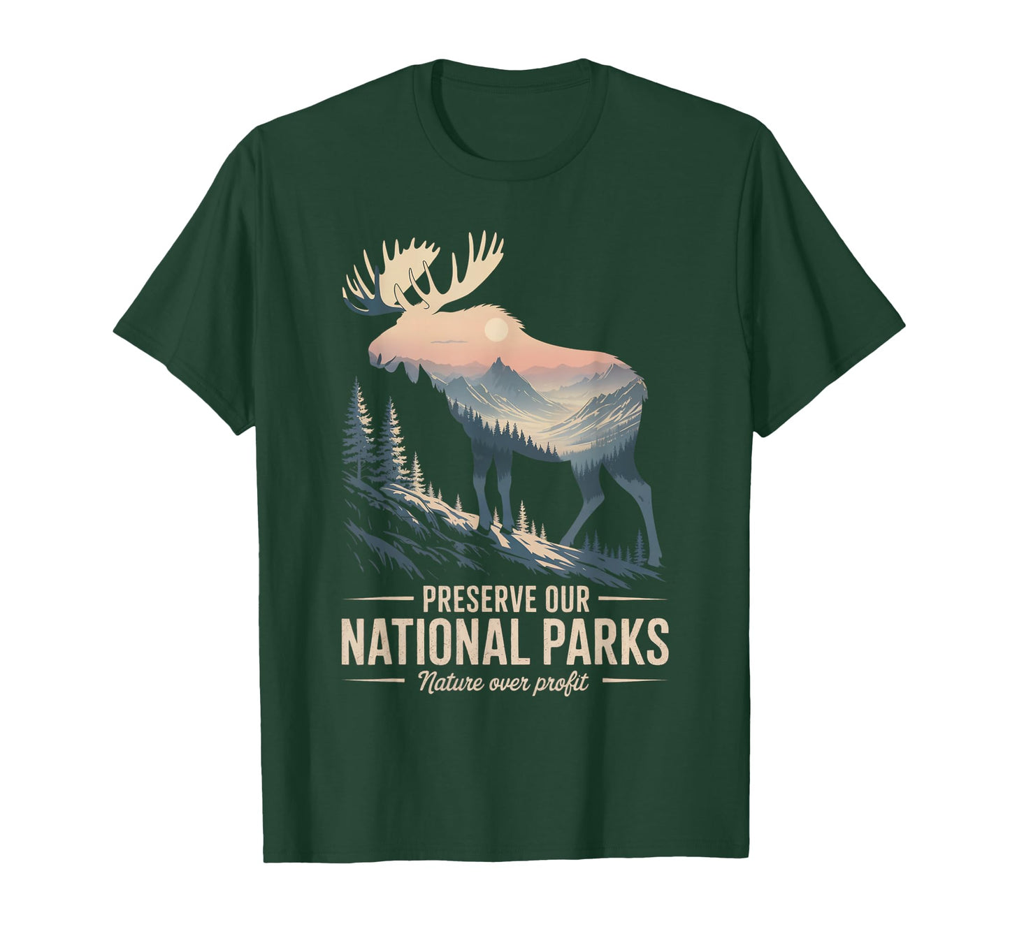 Preserve Our National Parks Moose Save Our National Parks T-Shirt