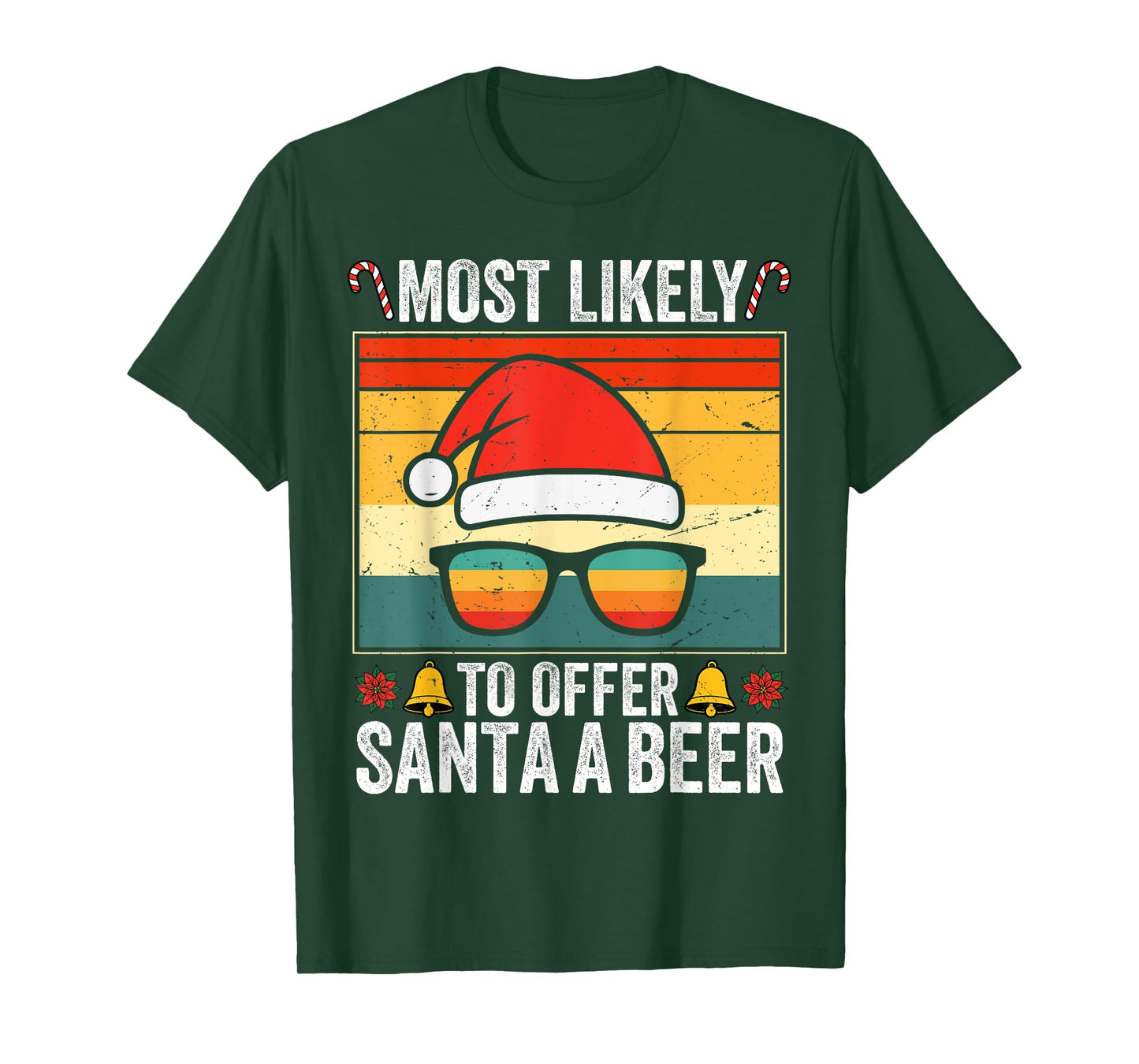 Most Likely to Offer Santa A Beer Family Matching T-Shirt