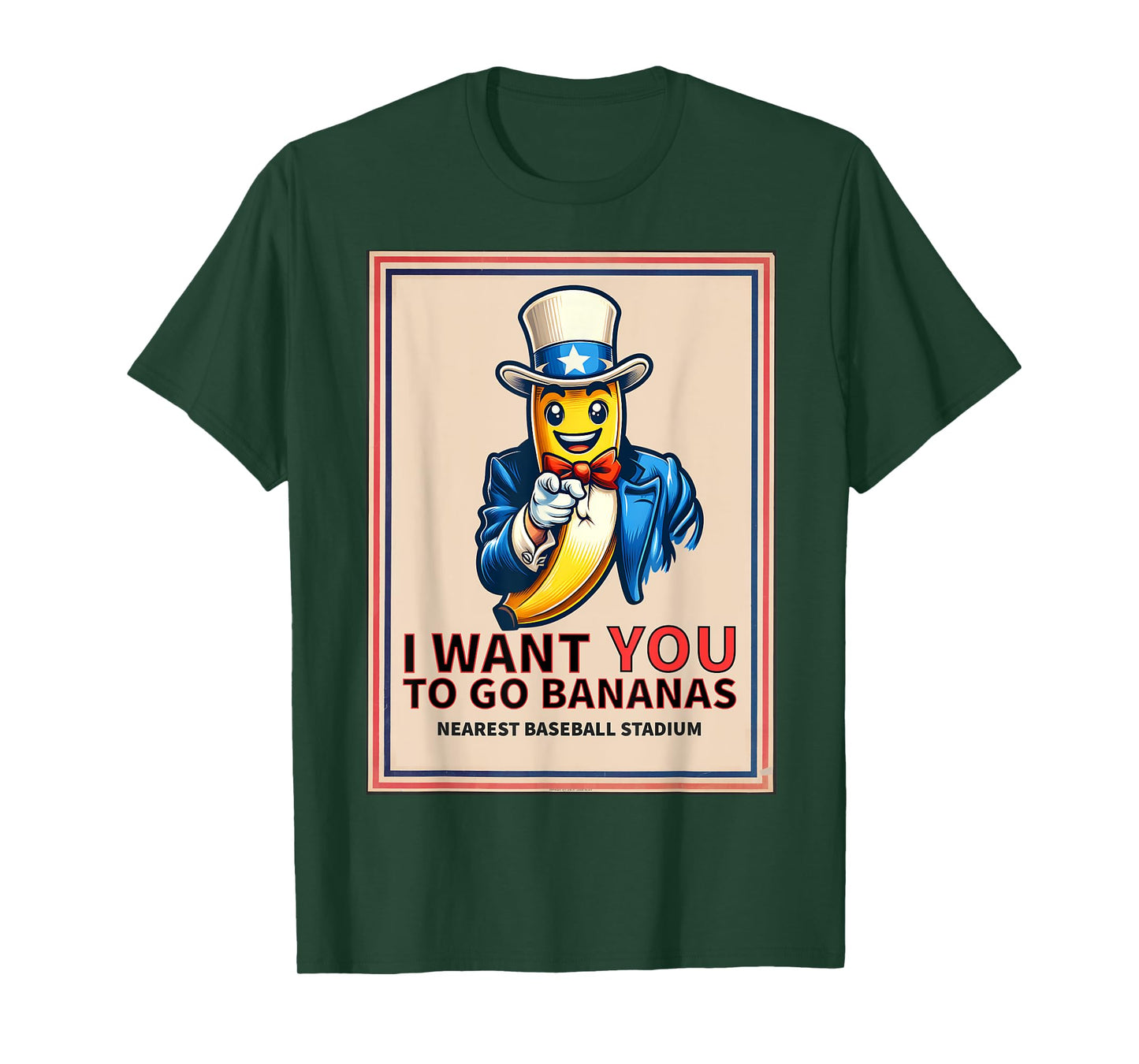I Want You To Go Bananas Funny Banana Youth Kids Costume T-Shirt