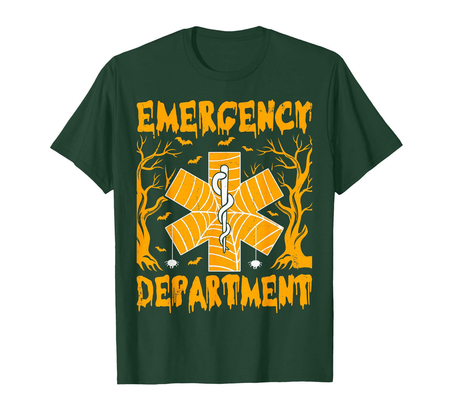 Emergency Department Emergency Room Halloween Spooky Nurse T-Shirt