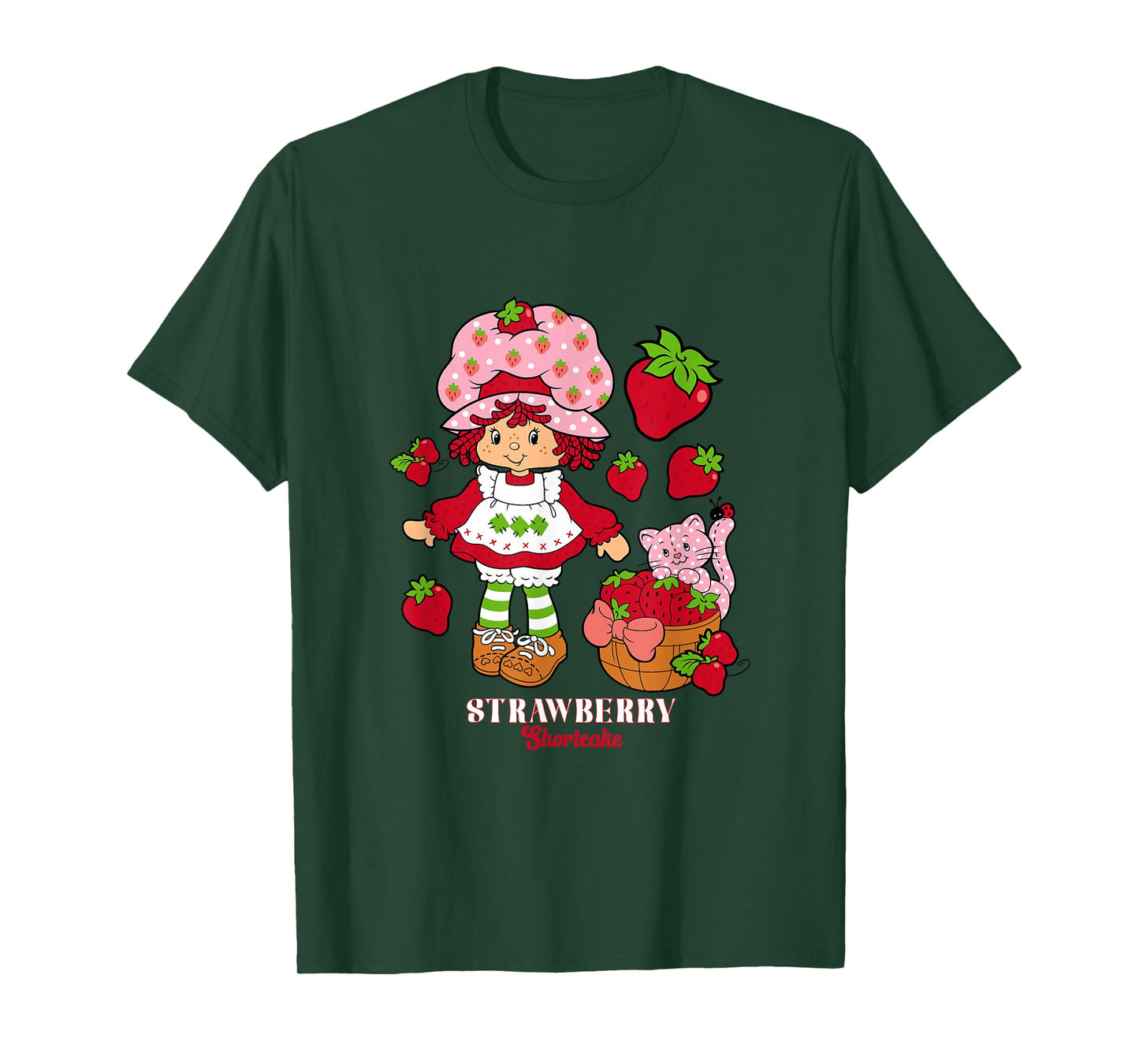 Strawberry Shortcake & Kitty Custard Vintage T-Shirt
