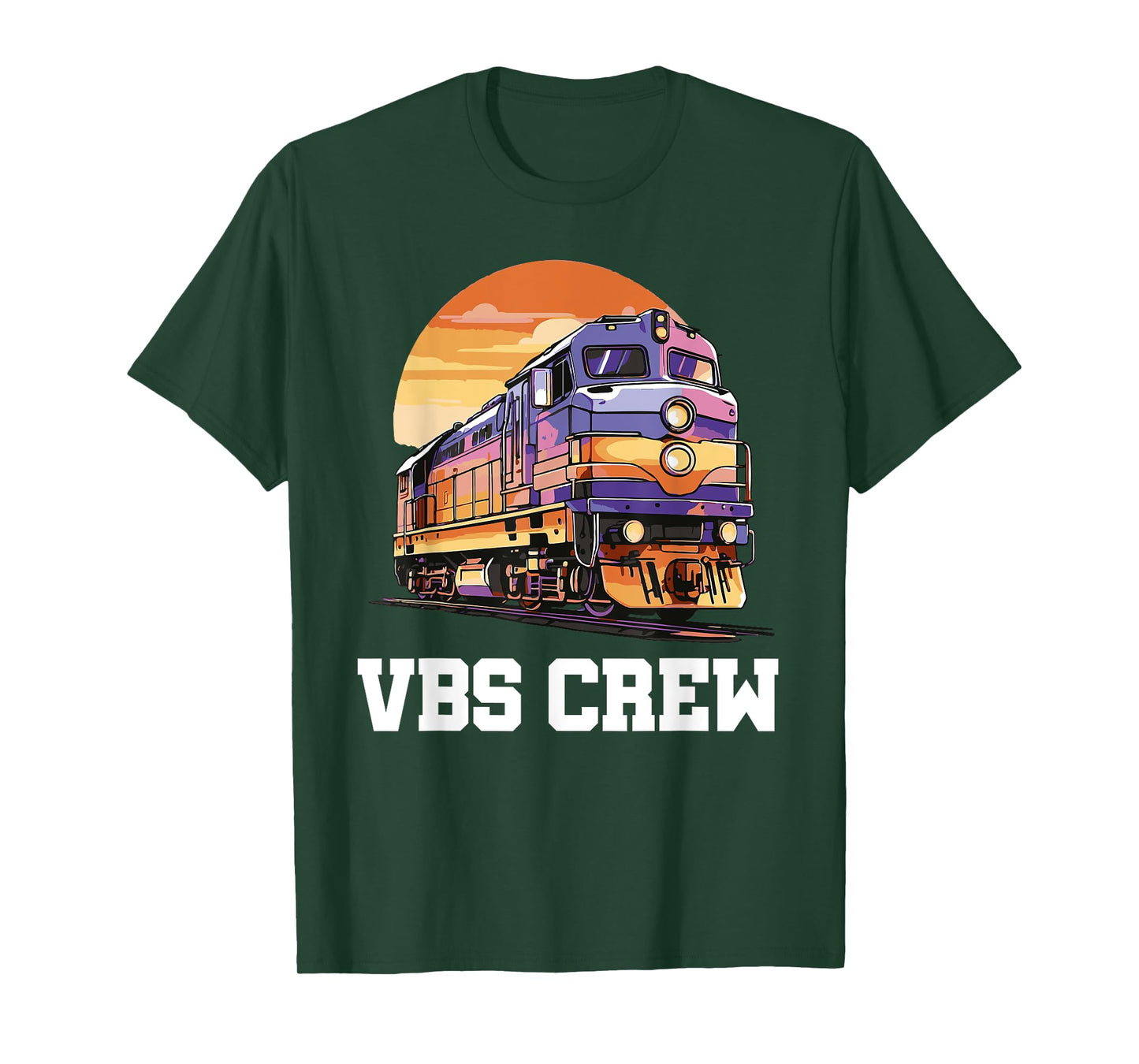 I Love VBS 2025 Vacation Bible School Railroad VBS Crew T-Shirt
