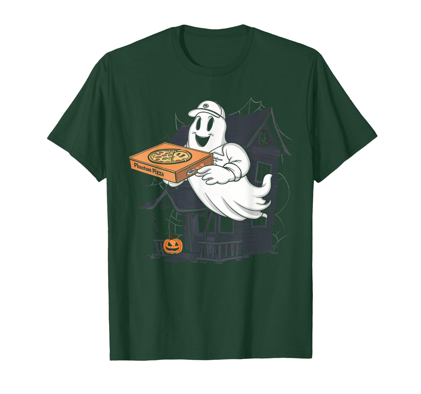 Pizza Ghost Delivery Halloween Shirt Spooky Pizza Supplier T-Shirt