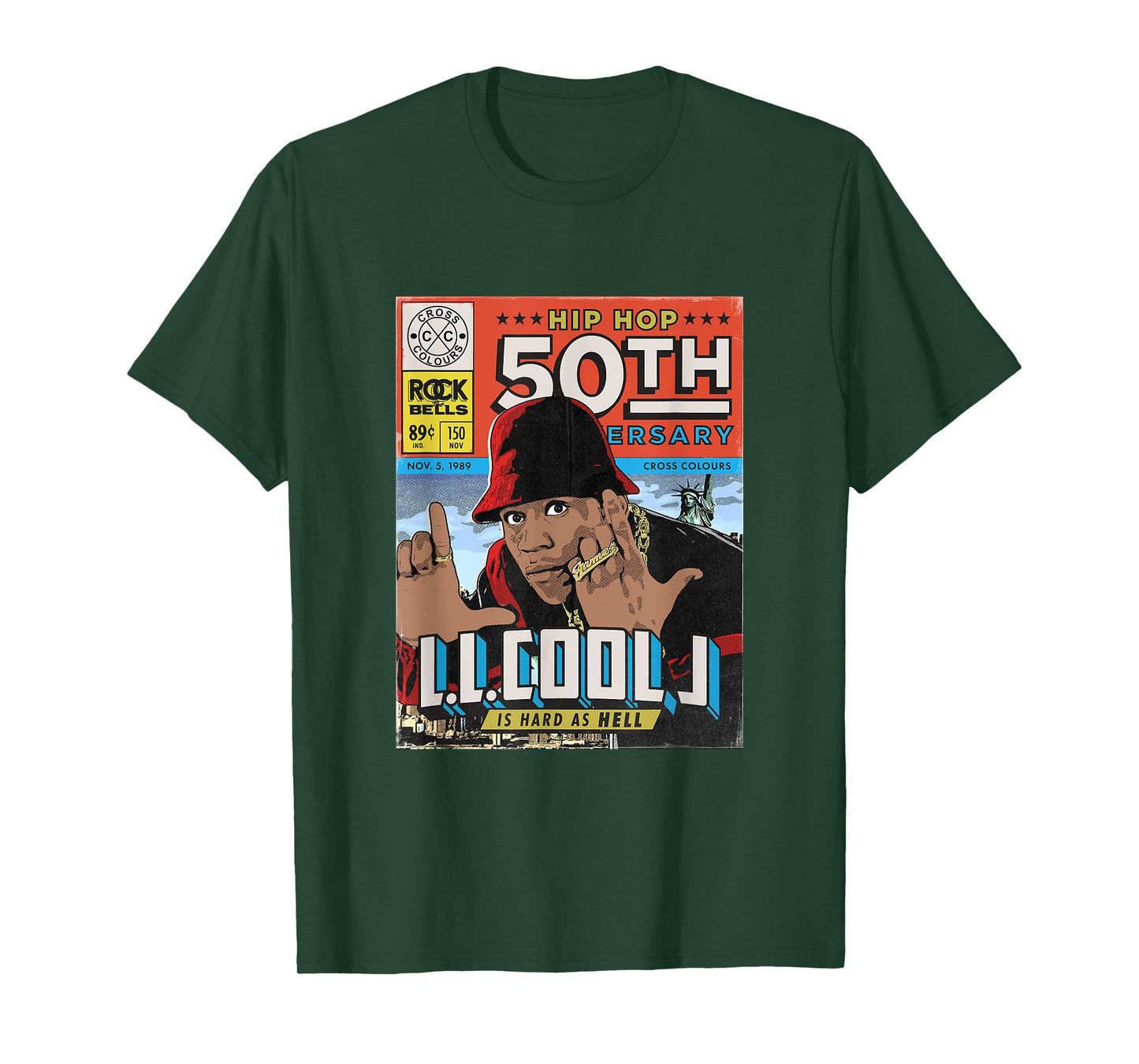 LL Cool J | 1990's R&B Music Artists | Hip Hop 50Th Edition T-Shirt