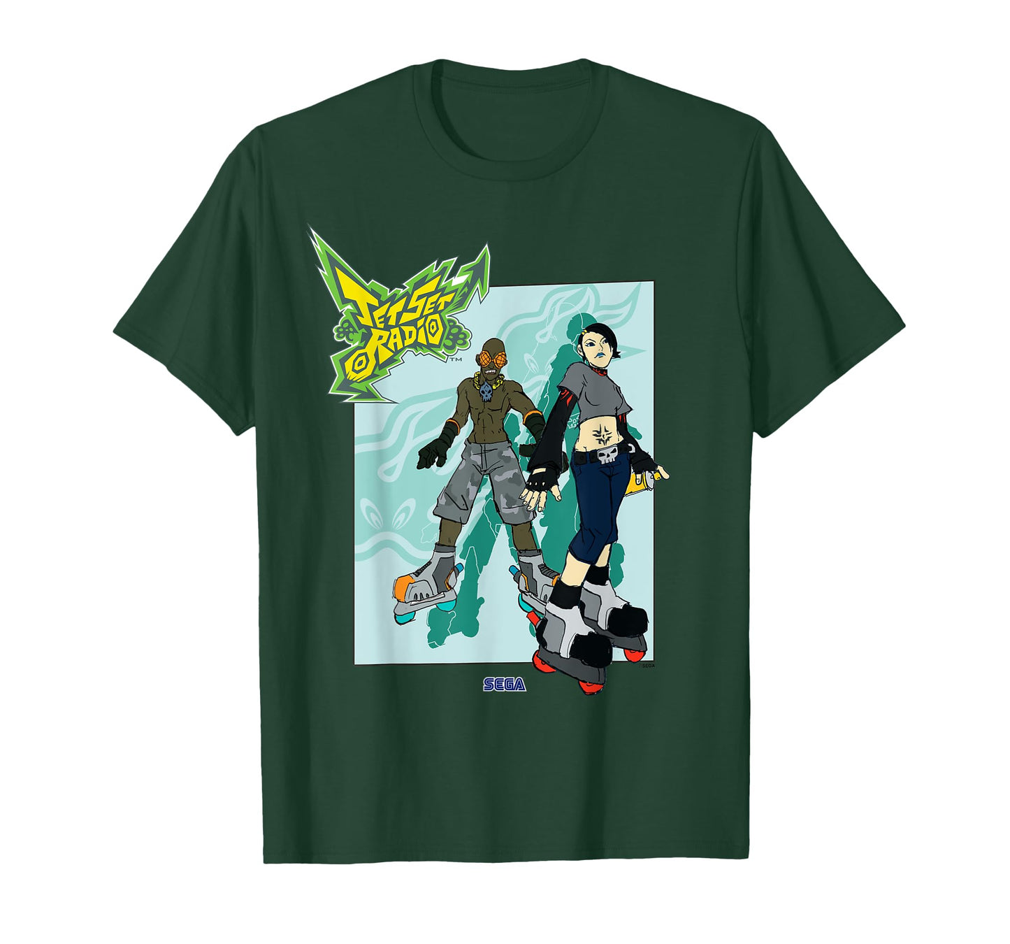 Jet Set Radio duo Garam, Cube SEGA Dreamcast video game T-Shirt