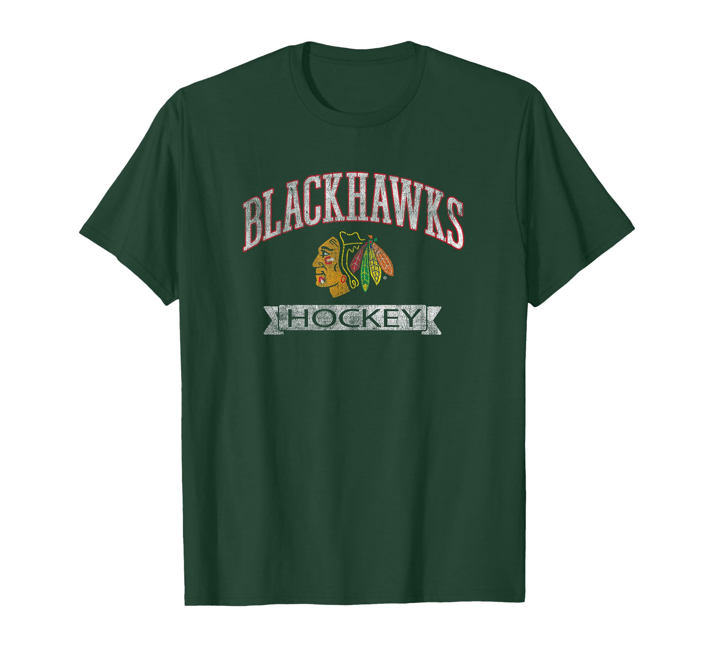 Chicago Blackhawks Vintage Hockey Black Officially Licensed T-Shirt