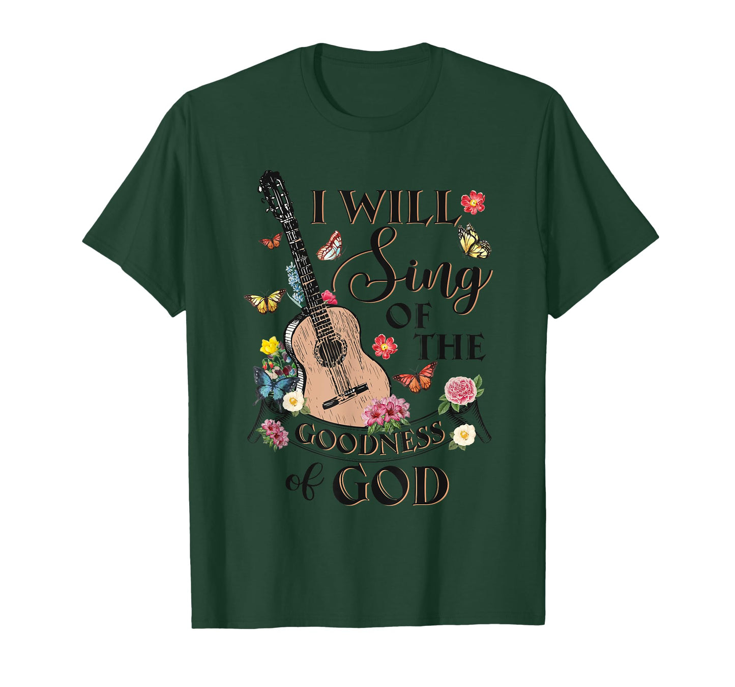 Christian Western I Will Sing Of The Goodness Of God Jesus T-Shirt